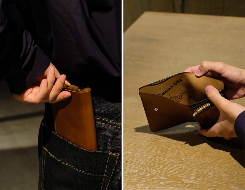 新品 forme フォルメ Short Wallet Cordvan cigar オープニング 大放出